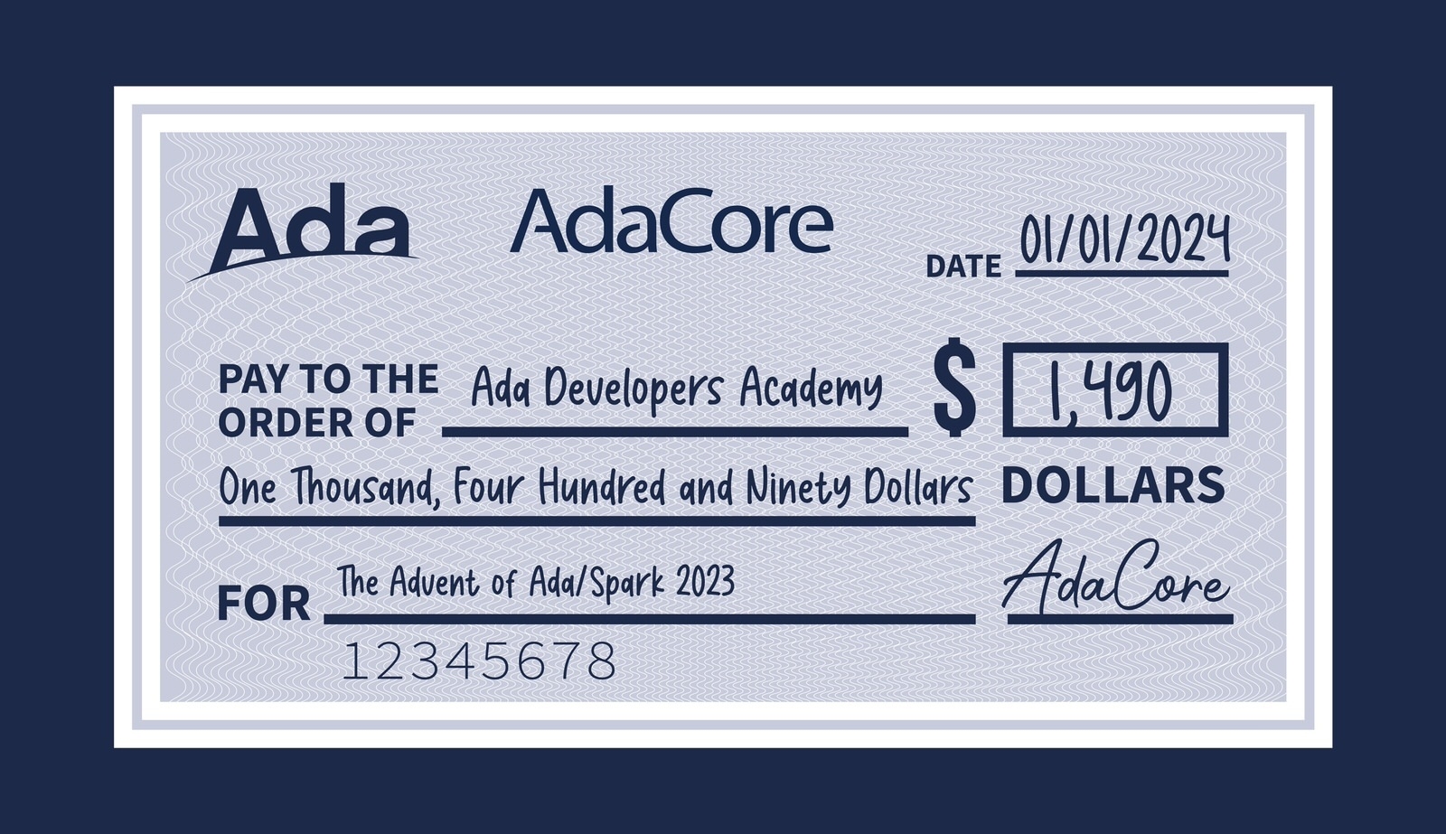 Ada cheque 2024