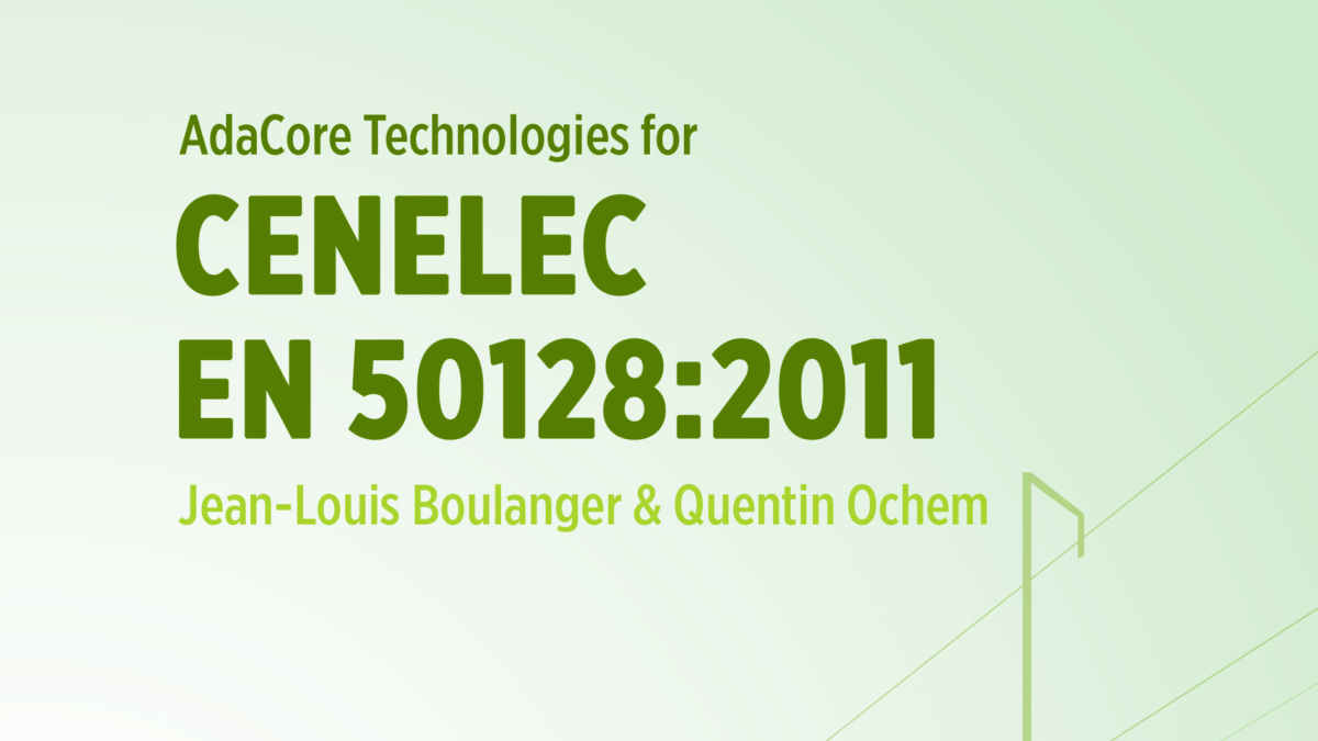 CENELEC EN50128 Cover