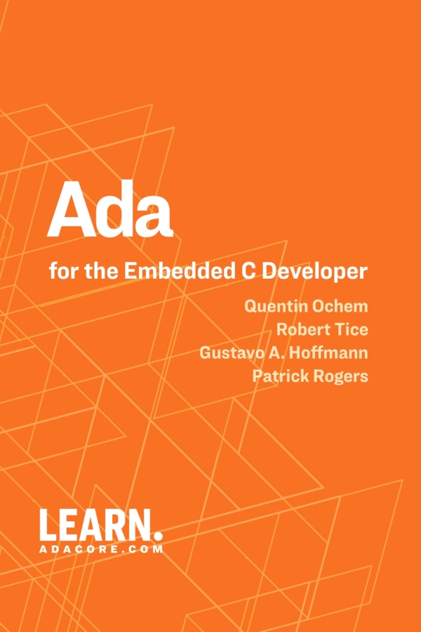 Ada for the C Embedded Developer