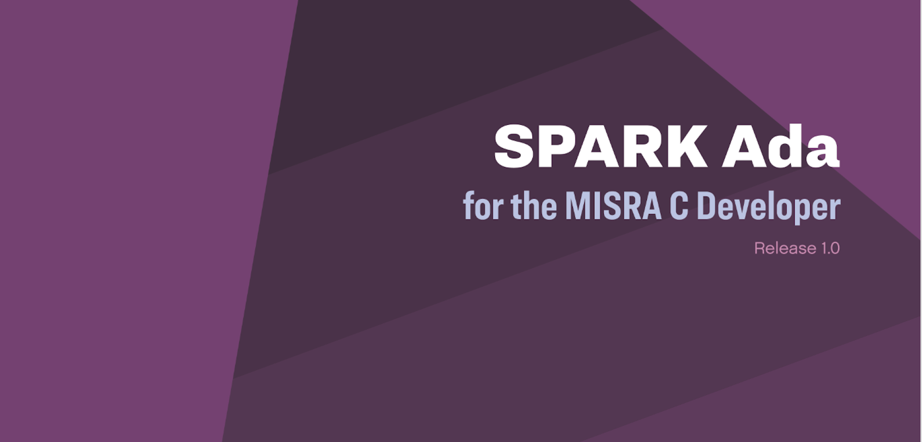 SPARK for MISRA book cover