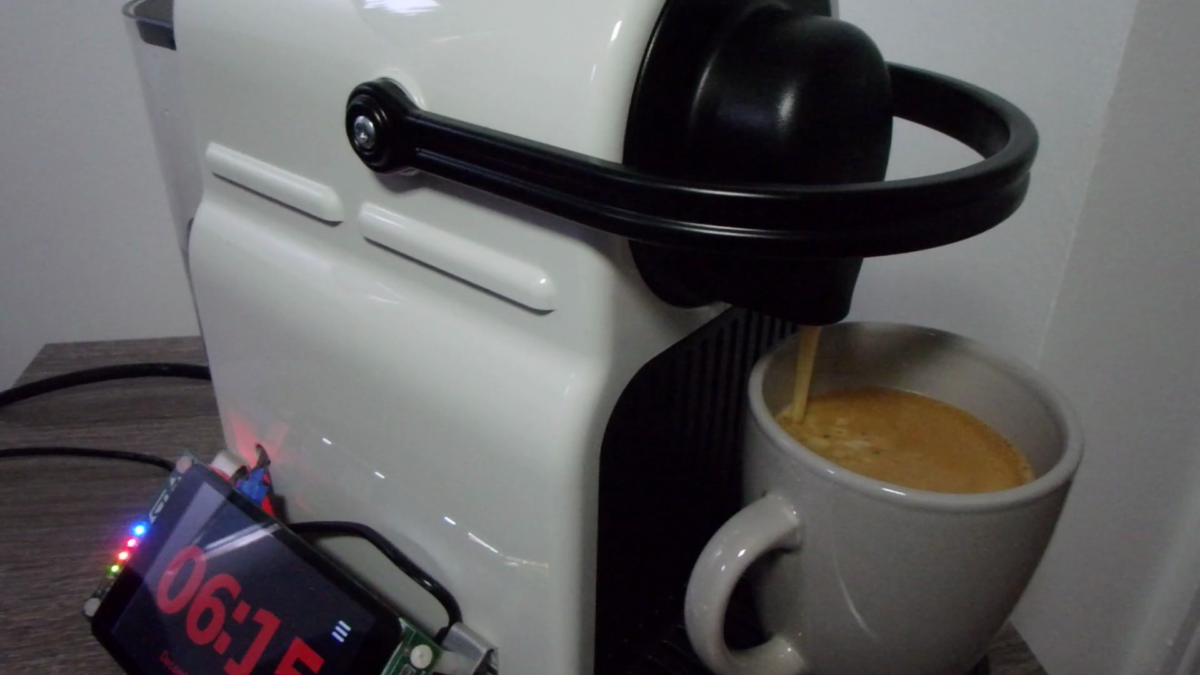 DIY coffee alarm cover