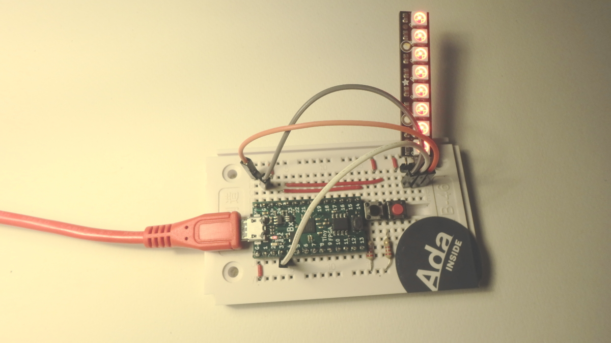 Tinyfpga riscv neopixel