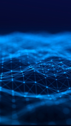 Big Data visualization. Data technology illustration. Science background. 3D rendering.