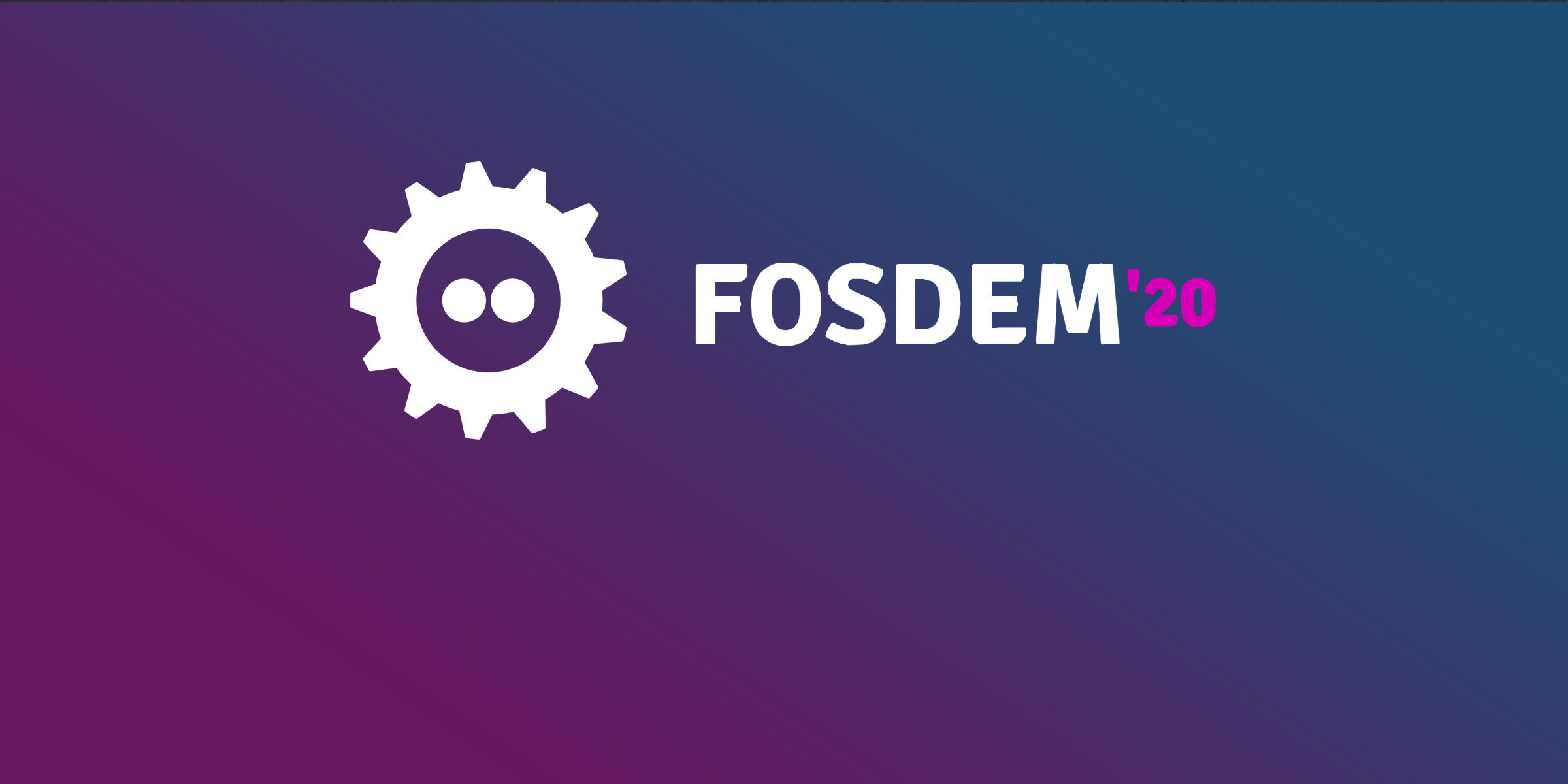 Fosdem20