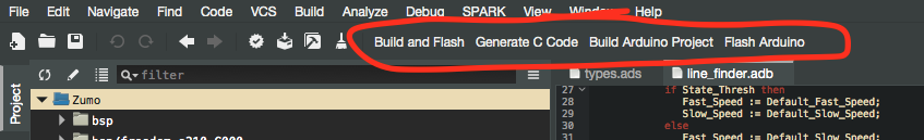 SPARK Zumo plugin buttons