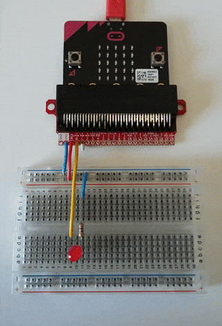Microbit digital out