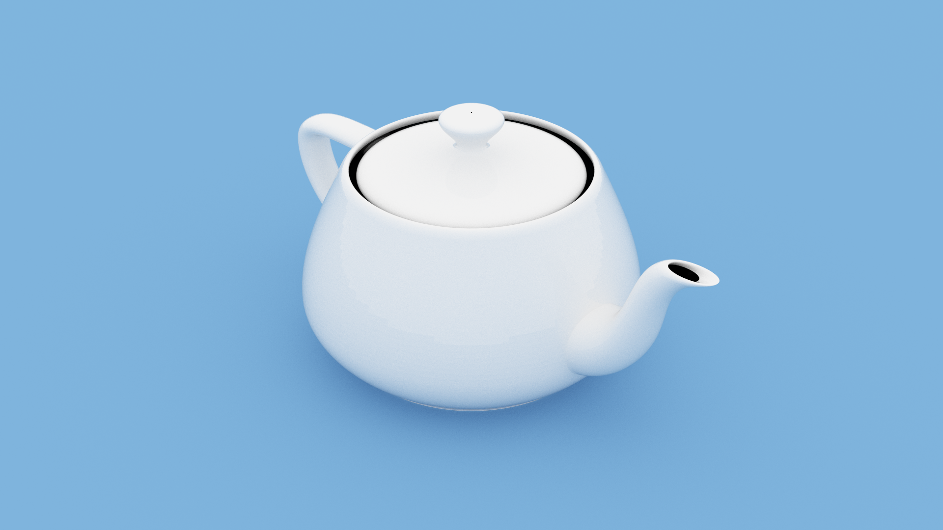 White teapot