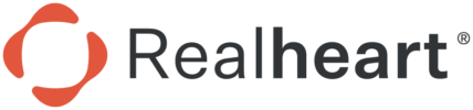 Realheart logo horizontal coloredblack 2