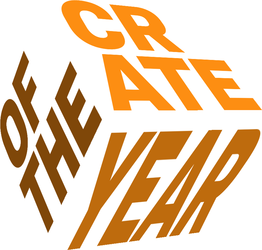 Crate of the year logo transparent
