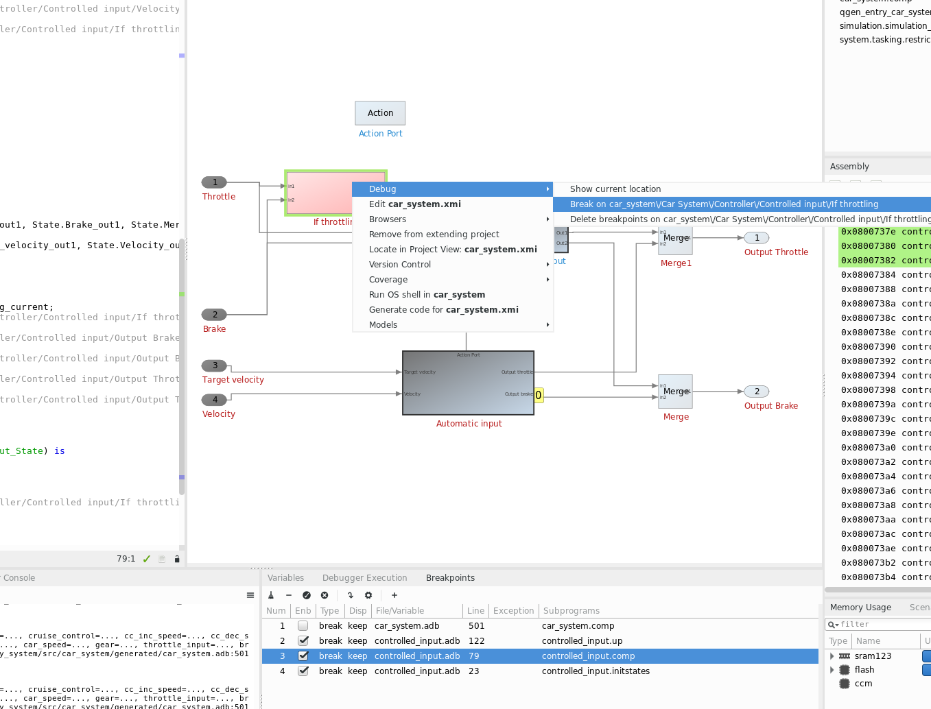 Debugger Contextual