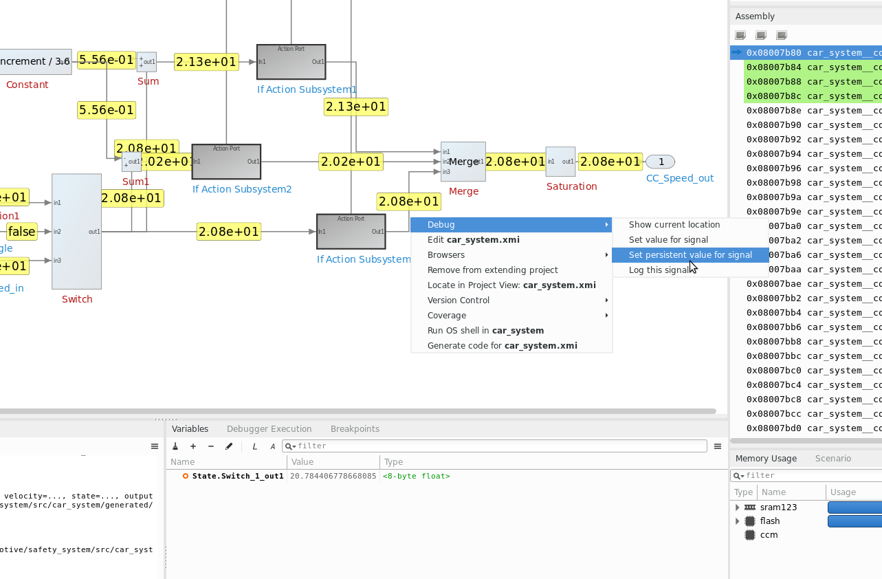 Debugger Set Value