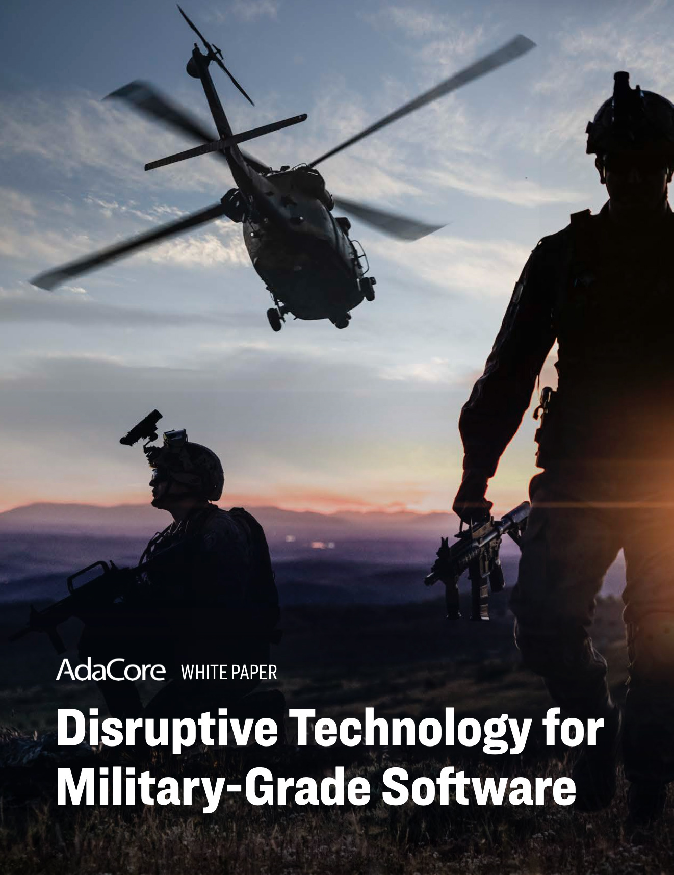Disruptive technolgy military cover