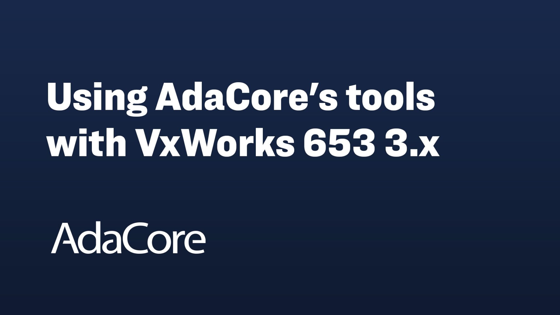 Commercial software solutions for Ada, C and C++ | AdaCore